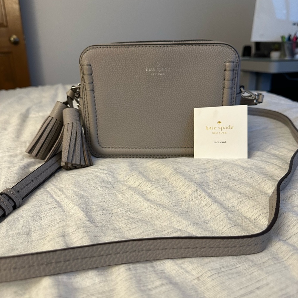Kate Spade small Leather Tassel Crossbody bag